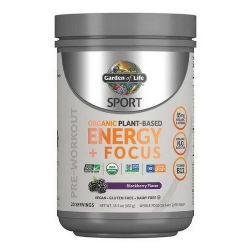 SPORT Organic Pre-Workout Energy plus Focus Blackberry - Image 1 of 1
