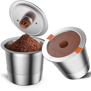K Cup Reusable Coffee Pods, Stainless Steel Reusable K Cups Compatible with K... - Picture 1 of 8