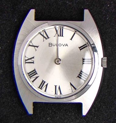Bulova Roman Numeral Unisex Hand-Wind Vintage Swiss Watch -- Spares/Repairs - Image 1 of 4