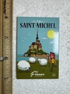Saint-Michel Normandie Frankreich Kühlschrankmagnet  - Bild 1 von 6