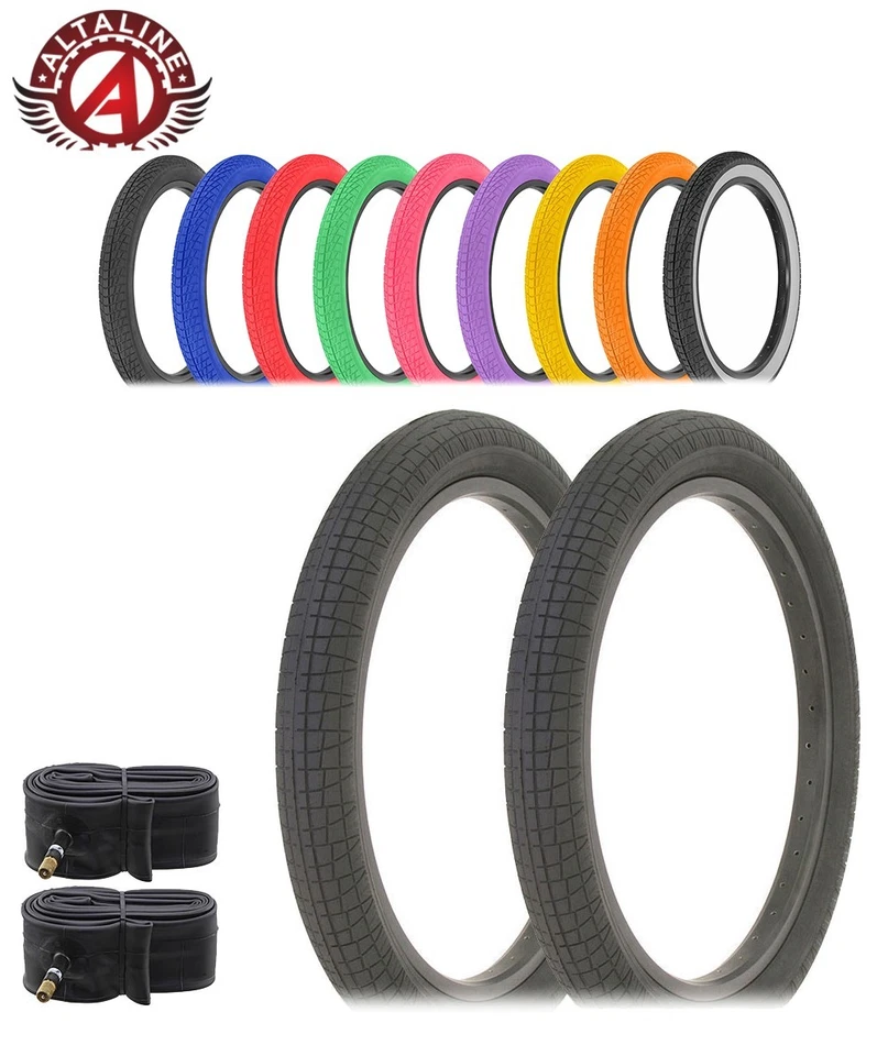 AltaLine 20x2.40 BMX/Cruiser Reifen - High-Grip Street Profil | viele Farben mit Schläuchen - Bild 1 von 1