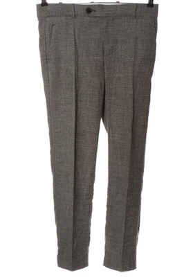 MANGO BASICS Pantalón tipo suéter Mujeres Pantalón Talla EU 36 crema-marrón - Imagen 1 de 4