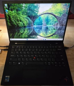 Lenovo ThinkPad X1 Carbon Gen 9 • i7‑1185G7 • 32 GB/512 GB • Win 11 Pro • A‑ - Afbeelding 1 van 8