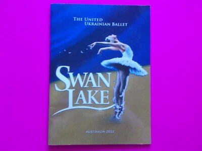 SWAN LAKE - THE UNITED UKRAINIAN BALLET - AUSTRALIAN PROGRAM/PROGRAMME - AS NEW - Image 1 of 4