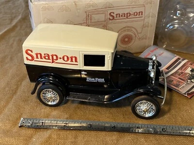 Snap On Model A Delivery Van Scale 1:25 Die Cast Metal Locking Bank - Image 1 of 4