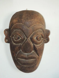 Antike Maske Tribal Afrikanische IN Holz - Bild 1 von 12