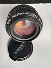 EXCELLENT -- Pentax A 50mm 1.4 (K Mount) FREE SHIPPING