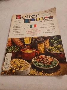 Vintage 1970 September, Better Homes And Gardens Magazine, Great Italian Cooking - Picture 1 of 3