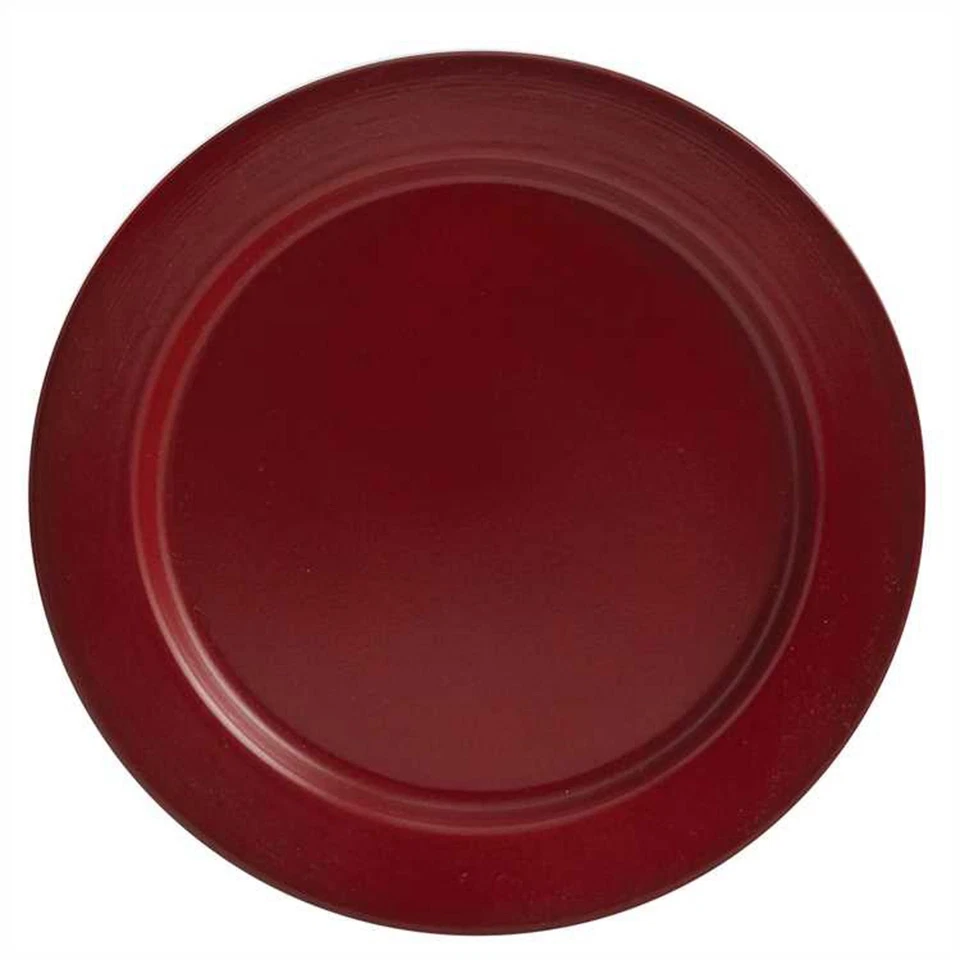 Park Designs Linville Enamelware Red Dinner Plate Set of 4 - Image 1 of 1