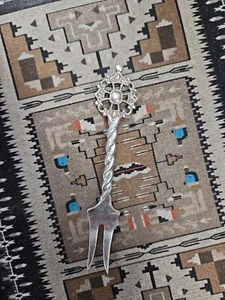 Vintage Norwegian Norway KINGS CROSS Silverplate Gabel 4,5 Zoll - Bild 1 von 4