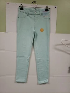 Cat & Jack Girls Cool Mint Super Soft & Comfy Stretch Jeggings Sz LG 10/12 NWT - Picture 1 of 12