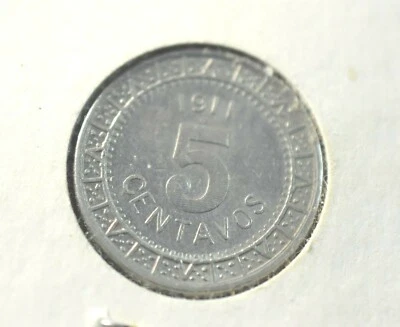 MÉXICO 5 CENTAVOS-1911M Foto 1 de 3