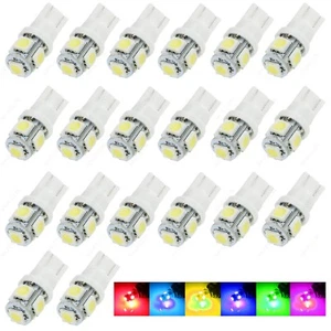 20 x White 5SMD LED Dome Map Wedge RV Light Bulbs 168 194 T10 W5W 2821 921 +TOOL - Picture 1 of 6