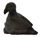 Theresa Gilder Bronze Resin Sculpture Of A Puffin Wildlife Art