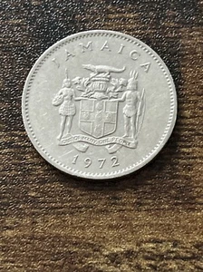 1972 Jamaica 10 Cents Actual Coin TK7351* - Picture 1 of 3