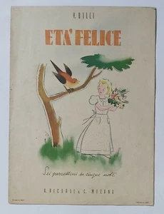 29992 SPARTITO MUSICALE - Età felice (Sei pezzettini) - Ricordi ed. - 1915 - Imagen 1 de 5