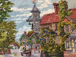 VINTAGE Completed Tapestry by Kinetic Needlecraft Abinger Hammer, Surrey - Picture 1 of 5
