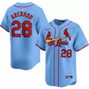Nolan Arenado St Louis Cardinals Nike Limited Vapor Blue Jersey M NWT - Picture 1 of 1