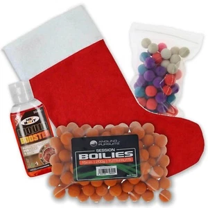 Idea de regalo de medias de Navidad para todos los pescadores de carpas boilies y pop-up y líquido - Imagen 1 de 5