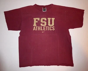 Camiseta de atletismo Nike x FSU, NOLES, mancha pequeña, talla grande (L) - Imagen 1 de 6