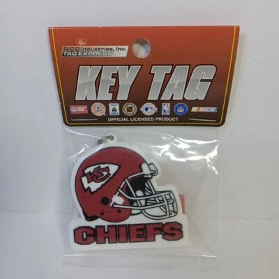 New Vintage NFL Kansas City Chiefs Rubber Key Chain Rico Industries - Image 1 of 4