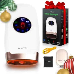 Lunix LX7 Touchscreen Electric Hand Massager with Compression, Pressure Point... - Picture 1 of 8