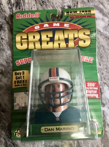 DAN MARINO MIAMI DOLPHINS HOF QB VINTAGE 1998 RIDDELL GAME GREATS FIGURINE BUST Cover