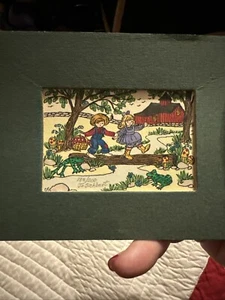 Jo Sickbert Signed Small Painting With Mat - Picture 1 of 1