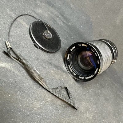 Vivitar 28-85mm f/3.5-4.5 Manual Focus Lens w/ Caps, Clean, Excellent - Image 1 of 4