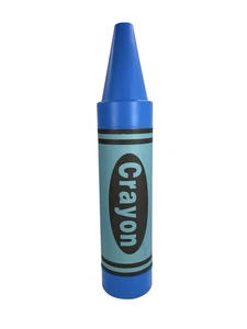 28" Blauer Buntstift Münzbank Sparschwein Handi Craft Company mit Stopfen - Bild 1 von 14