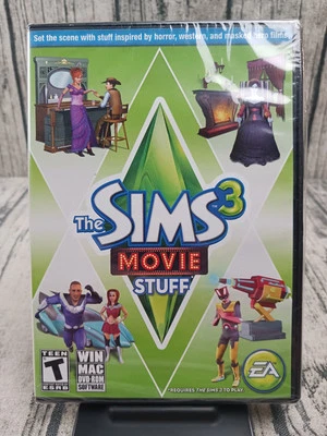 The Sims 3: Movie Stuff Expansion  (Windows, PC / Mac, 2013) Brand New / Sealed  - Image 1 of 3