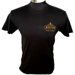 The Sexton Irish Whiskey Short Sleeve T Shirt Men's M Black - Picture 1 of 4