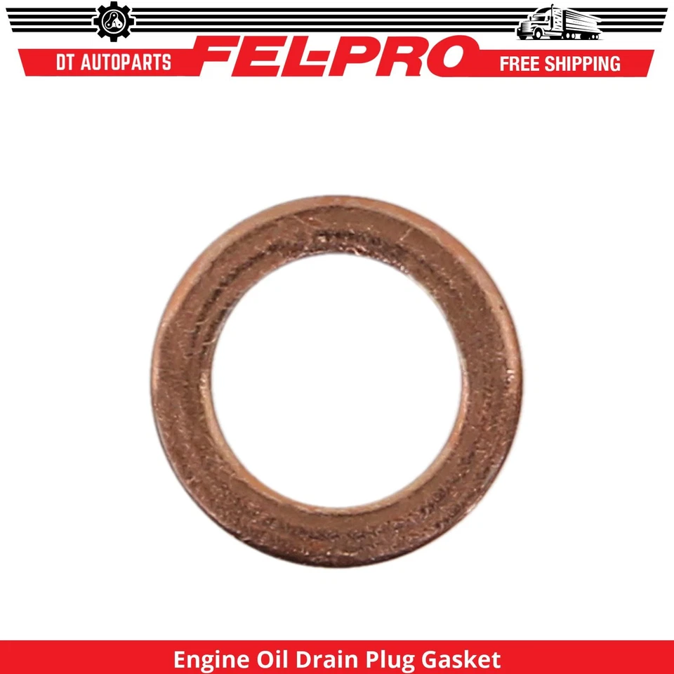 Para 2009-2021 Nissan GT-R 3.8L V6 junta plugue de drenagem de óleo do motor Fel-Pro 2010 2011 - Imagem 1 de 1