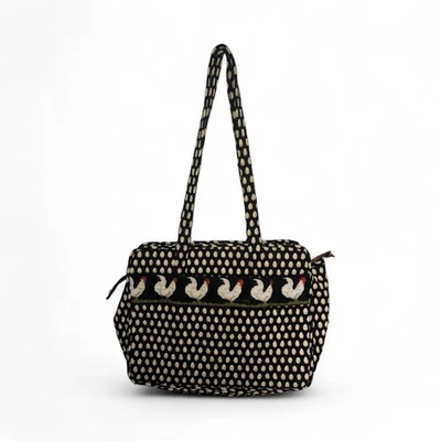 Retired Vintage Vera Bradley Chanticleer Rooster Eggs Tote Bag Purse - Image 1 of 4