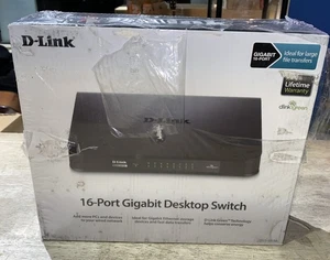 D-Link 16 Port Gigabit Desktop Switch DGS-1016A - Picture 1 of 7
