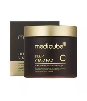 Medicube Deep Vita C Pad 70 Pads Brightening & Exfoliating Toner Pads