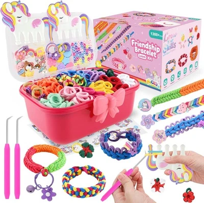 Kit para hacer pulseras para niñas 8-12, regalos de cumpleaños para 6 7 8 9 12 13 años Foto 1 de 4
