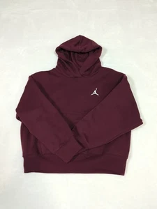 Jordan Hoodie Girls Medium Bordeaux Maroon Pullover Jumpman Sweatshirt Youth NWT - Picture 1 of 12