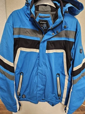 Killtec Level 3 Outdoorjacke / Skijacke – Blau-Grau-Schwarz (Größe L) - Bild 1 von 4