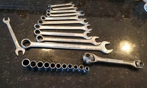 Vintage Craftsman 1/2" Drive 11 Metric Socket Set mostly -v- 10-22mm Sae Wrench - Picture 1 of 15