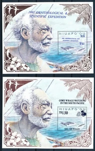 LS56511 Niuafo'ou whales fish sealife sheets MNH - Picture 1 of 1