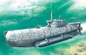 ICM S.006 1/350 u-Boat Type Xxviib Seehund (Early), WWII German Midget - Picture 1 of 1