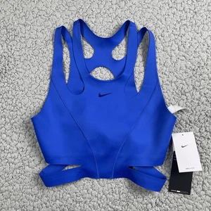Reggiseno sportivo Nike FutureMove supporto leggero con cinturino donna blu medio prezzo consigliato dal produttore $75 - Foto 1 di 7