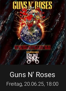 Ticket Gun‘s‘Roses 20.06. München Top Sitzplatz Reihe 25 - Bild 1 von 3
