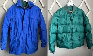 Vtg REI Men's XL Tall 3-in-1 Gore-Tex Shell Jacket w/ Goose Down Puffer Liner - Picture 1 of 23