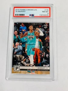2019 Ja Morant Rookie Panini Chronicles #116 Young Dolph Grizzlies PSA 8 nm mint - Picture 1 of 2