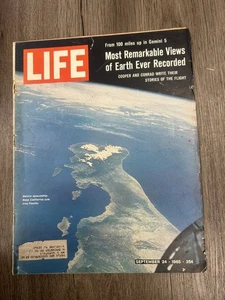 LIFE MAGAZINE SEPTEMBER 24, 1965 REMARKABLE VIEWS OF EARTH VINTAGE ADS EXCELLENT - Picture 1 of 1