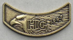 ⭐HARLEY DAVIDSON GRUPO DE PROPIETARIOS HOG H.O.G. ROCKER 1997 CHALECO CHAQUETA SOMBRERO PIN 97 - Imagen 1 de 1