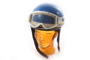 Old Helmet Rhenania Vintage Retro Motorcycle Helmet Size approx. 55 rather 56 - Picture 1 of 22