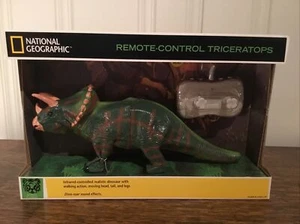 2004 National Geographic 15” Triceratops Remote-Control Roar Sound New Rare Toy - Picture 1 of 12